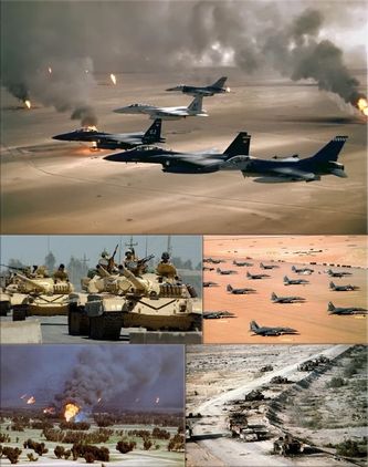 OPERATION DESERT STORM (Bombardement intensif de l'Irak du 18 janvier au 28 février 1991)